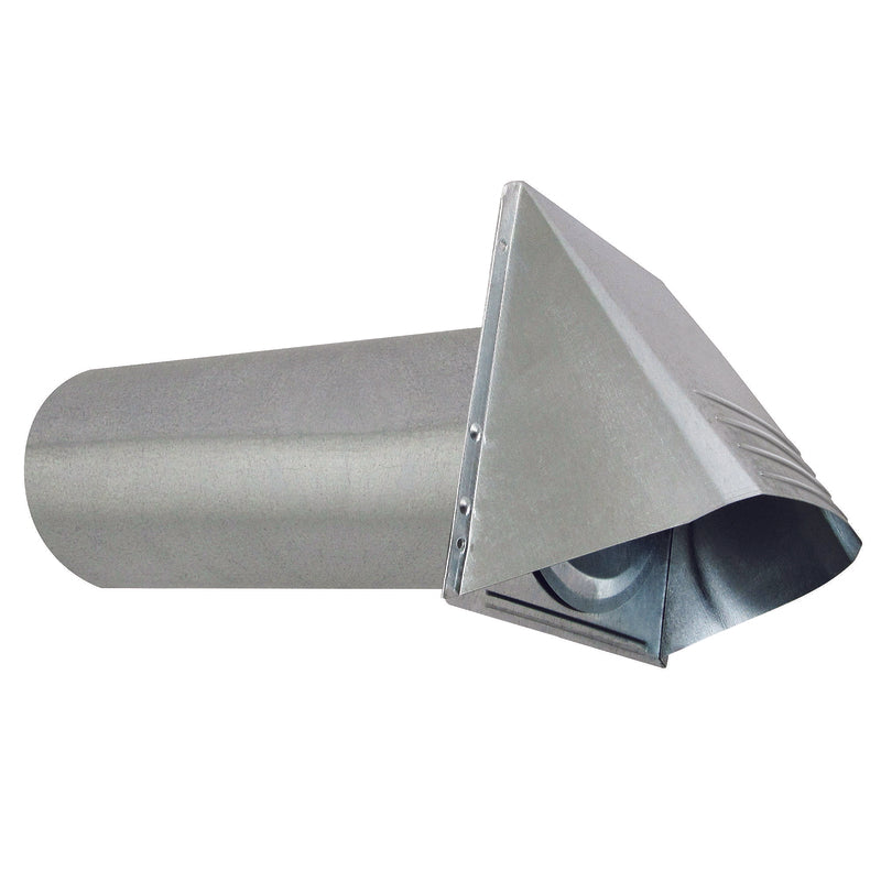 Ace 4 in. W X 4 in. L Galvanized Silver Steel Dryer Vent