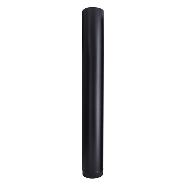 STOVEPIPE BLK STL 6"X48"