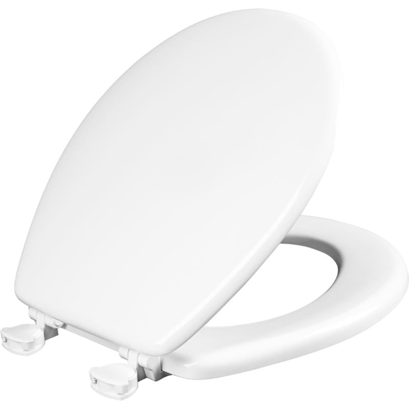 TOILET SEAT RND WD WH