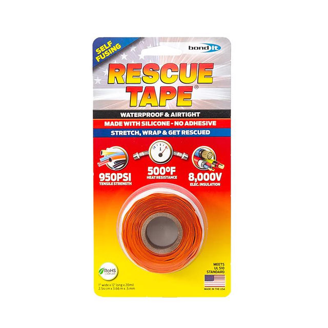 RESCUE TAPE 1" X 12' ORG