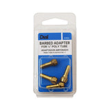 Dial 1/4 in. H Silver Brass Barbed Adapter