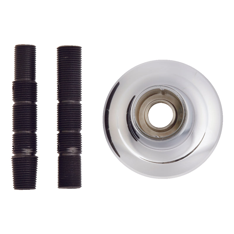 Ace Chrome Flange and Nipple Set