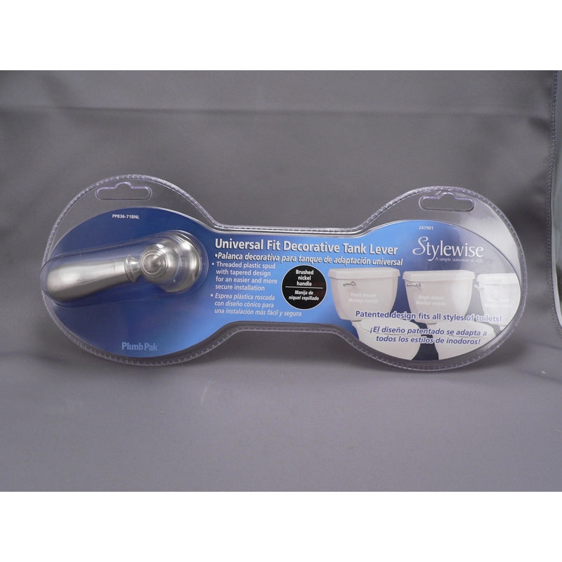 Plumb Pak Tank Lever Brushed Nickel For Universal