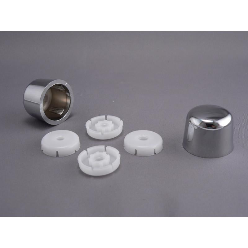 Plumb Pak Toilet Tank Bolt Caps Chrome Plated Plastic For Universal