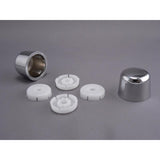 Plumb Pak Toilet Tank Bolt Caps Chrome Plated Plastic For Universal