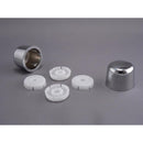Plumb Pak Toilet Tank Bolt Caps Chrome Plated Plastic For Universal