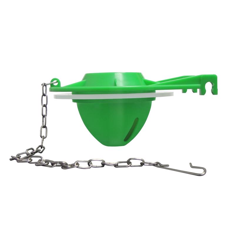 Keeney Flapper and Chain Green Plastic For American Standard