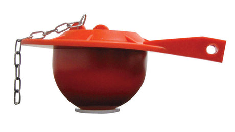 FLAPPER 3" RED RUBBER