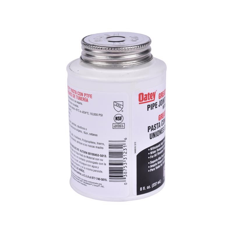 Oatey Great White White Pipe Joint Compound 8 oz