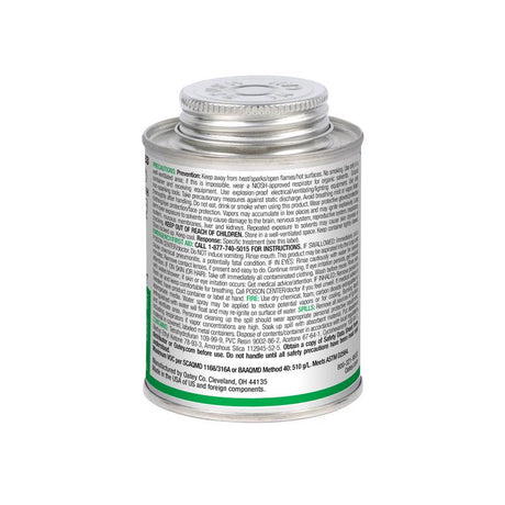 Oatey Heavy Duty Clear Cement For PVC 8 oz