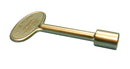 GAS KEY SATIN CHROME 3"