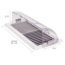 Ace 14 in. W 1-Way Clear Plastic Air Deflector