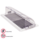 Ace 14 in. W 1-Way Clear Plastic Air Deflector