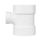 Charlotte Pipe 1-1/2 in. Hub X 4 in. D Hub PVC Sanitary Tee 1 pk