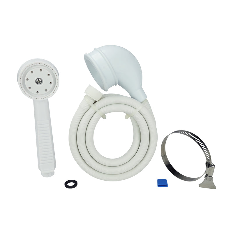 Danco White Plastic 1 settings Handheld Showerhead 2.2 gpm