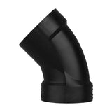Charlotte Pipe 2 in. Hub X 2 in. D Hub ABS 45 Degree Elbow
