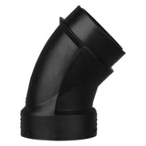 Charlotte Pipe 2 in. Hub X 2 in. D Spigot ABS 45 Degree Elbow