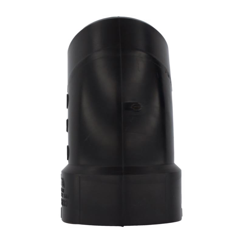 Charlotte Pipe 3 in. Hub X 3 in. D Hub ABS 45 Degree Elbow