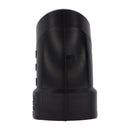 Charlotte Pipe 3 in. Hub X 3 in. D Hub ABS 45 Degree Elbow