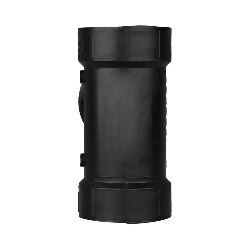 Charlotte Pipe 2 in. Hub X 2 in. D Hub ABS Sanitary Tee