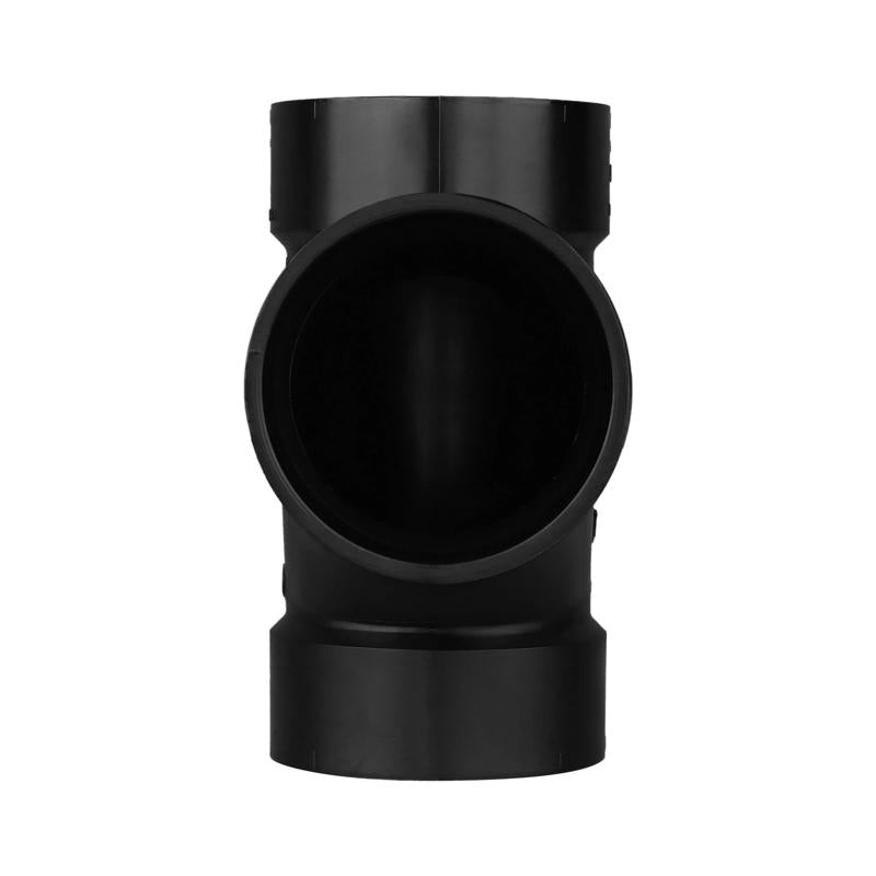 Charlotte Pipe 2 in. Hub X 2 in. D Hub ABS Sanitary Tee