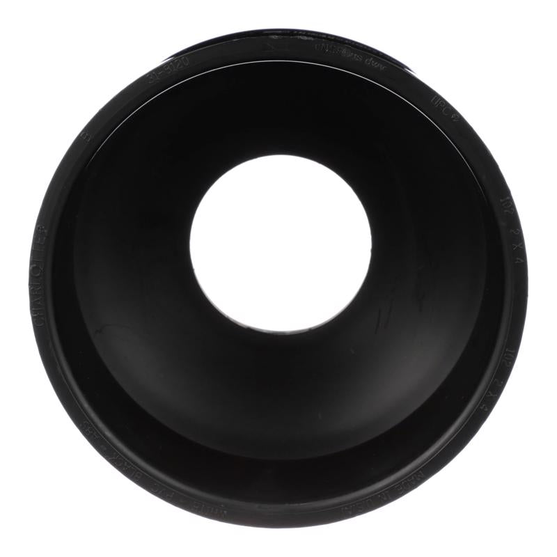 Charlotte Pipe 2 in. Hub X 3 in. D Hub ABS Coupling