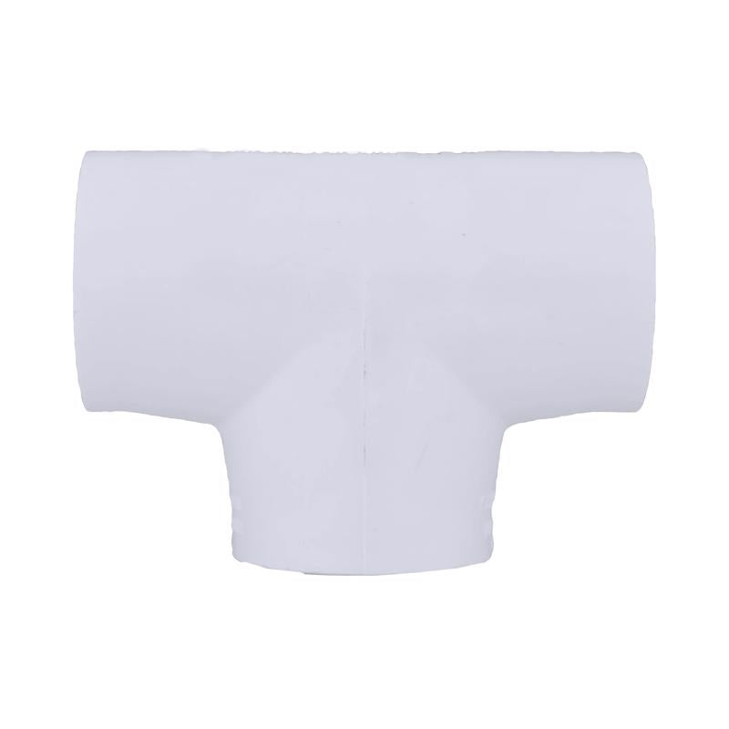 Charlotte Pipe Schedule 40 1/2 in. Slip X 1/2 in. D Slip PVC Tee 10 pk