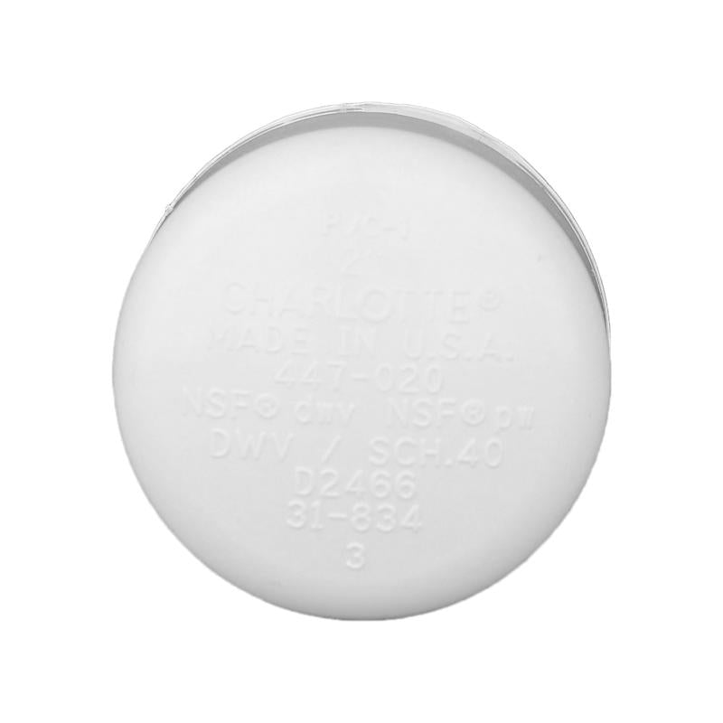 Charlotte Pipe Schedule 40 1/2 in. Slip PVC Cap 10 pk