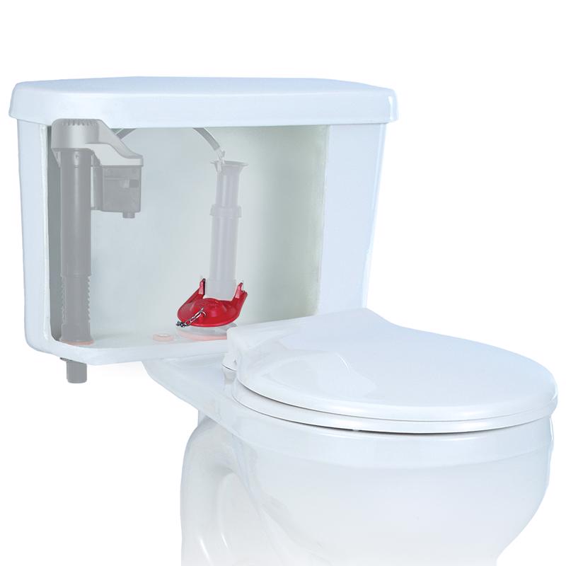 Korky Plus Universal 2 Inch Toilet Flapper Red