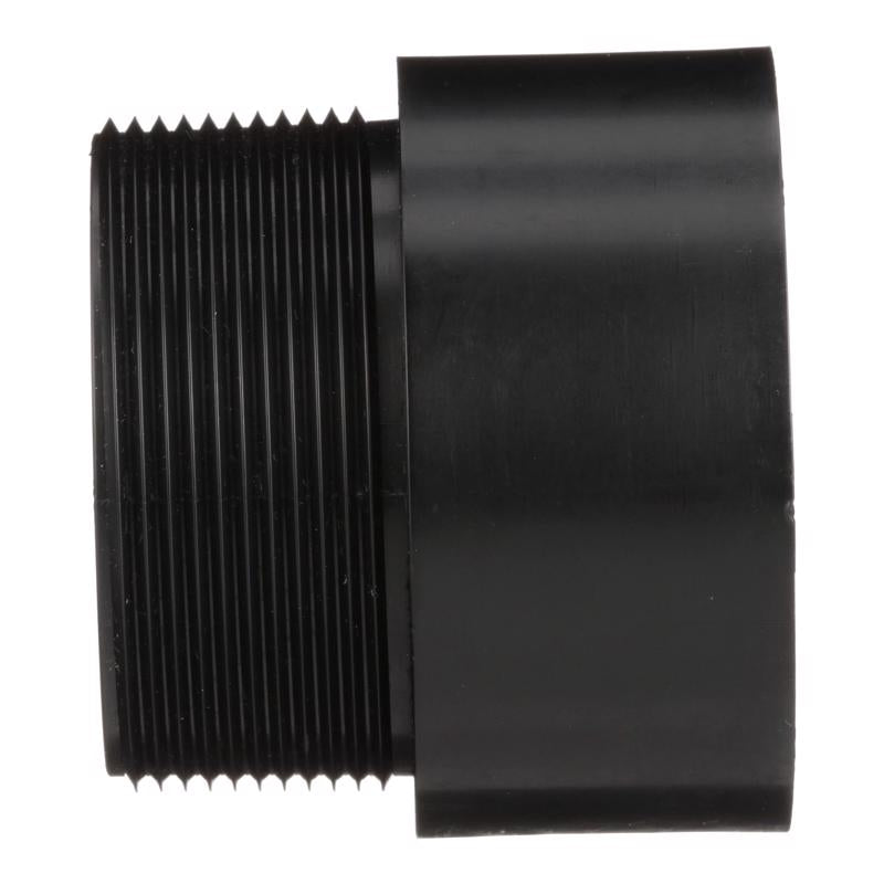 Charlotte Pipe 4 in. MPT X 4 in. D Hub ABS Adapter