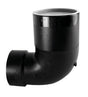 ELBOW+CAP90ABS4X3"HXSPIG