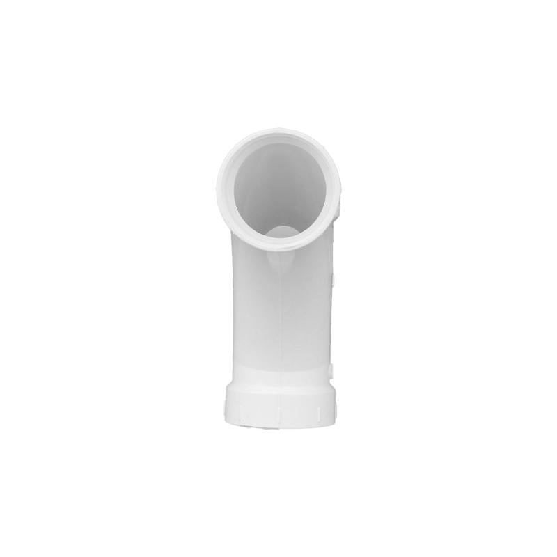 Charlotte Pipe Schedule 40 2 in. Hub X 2 in. D Hub PVC Long Turn Wye 1 pk
