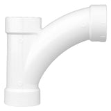 Charlotte Pipe Schedule 40 3 in. Hub X 3 in. D Hub PVC Long Turn Wye 1 pk