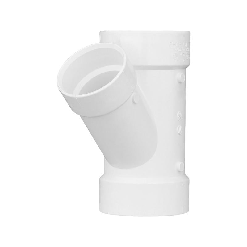 Y 45 PVC SCH40 4S4SX3"S