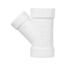 Charlotte Pipe Schedule 40 4 in. Hub X 4 in. D Hub PVC Reducing Wye 1 pk