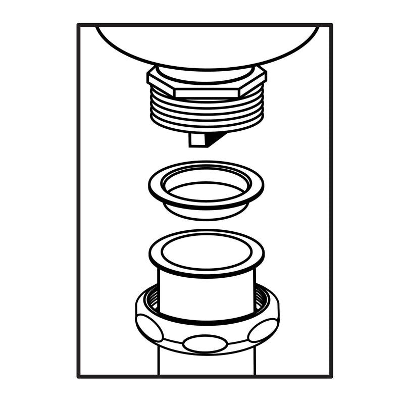 Ace 1-1/2 in. D Plastic Tailpiece Washer 1 pk