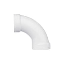Charlotte Pipe Schedule 40 2 in. Hub X 2 in. D Hub PVC Long Sweep Elbow 1 pk