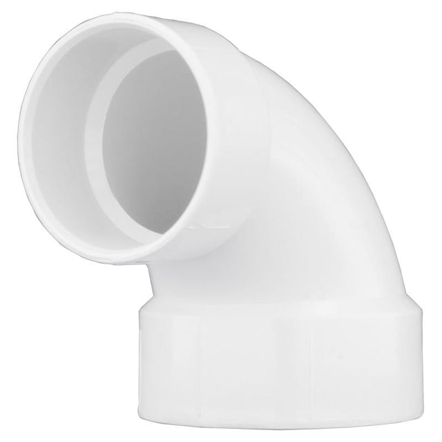 ELBOW 90 PVC DWV 4X3"HXH