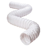 Deflect-O 50 ft. L X 4 in. D White Vinyl Vent Duct