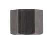 CAP HEX 1/4" BLACK