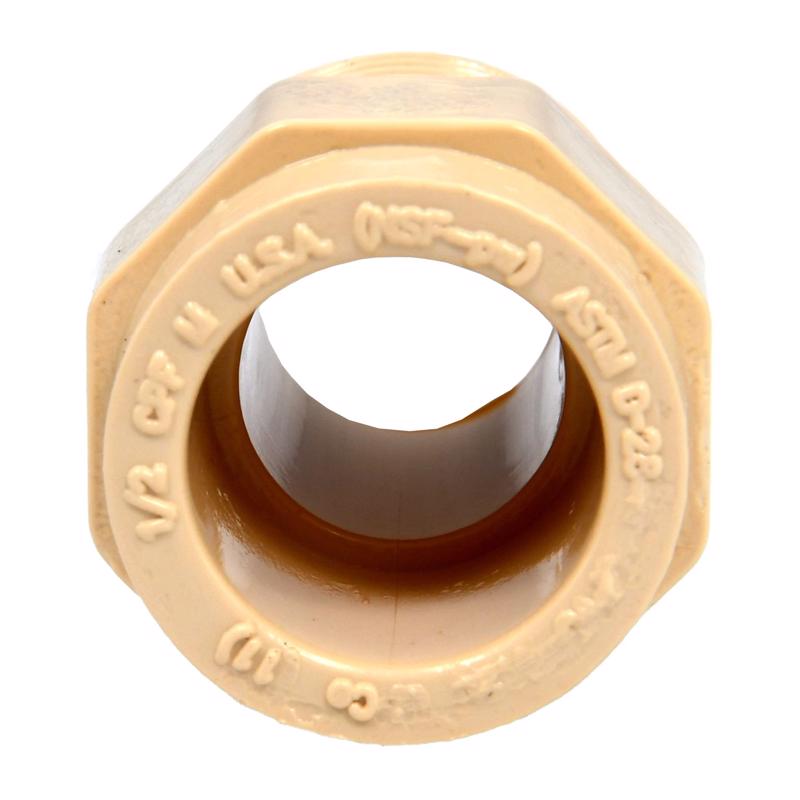 Charlotte Pipe FlowGuard 1/2 in. MPT X 1/2 in. D Slip CPVC Male Adapter 10 pk