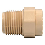 Charlotte Pipe FlowGuard 1/2 in. MPT X 1/2 in. D Slip CPVC Male Adapter 10 pk