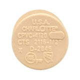 Charlotte Pipe FlowGuard 1/2 in. Slip CPVC Drain Cap 10 pk