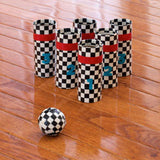 Duck 1.88 in. W X 10 yd L Black/White Checker Duct Tape