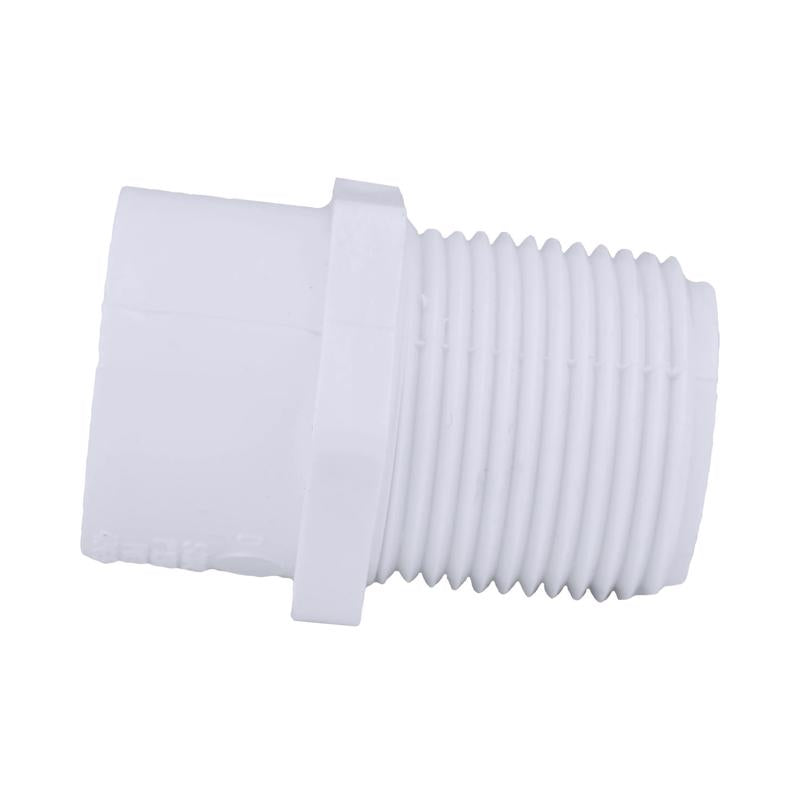 Charlotte Pipe Schedule 40 1 in. MPT X 3/4 in. D Slip PVC Pipe Adapter 1 pk