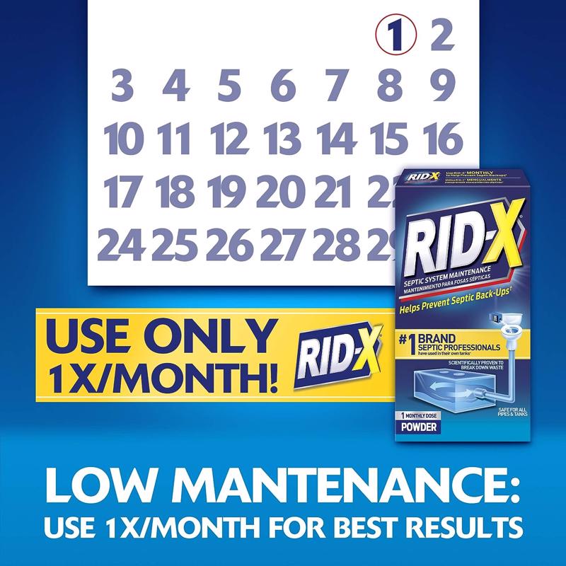 RID-X Pouches Septic System Treatment 3.2 oz