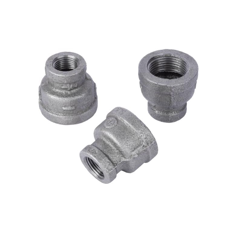 STZ Industries 3/8 in. FIP each X 1/4 in. D FIP Black Malleable Iron Reducing Coupling