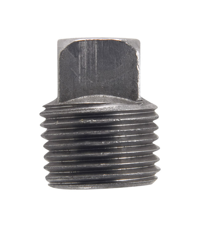 PLUG SQ HEAD 1/4" BLACK