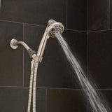 Oxygenics Brushed Nickel ABS 3 settings Handheld Showerhead 1.75 gpm
