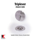 Keeney 1-1/2 in. D Plastic Trip Lever